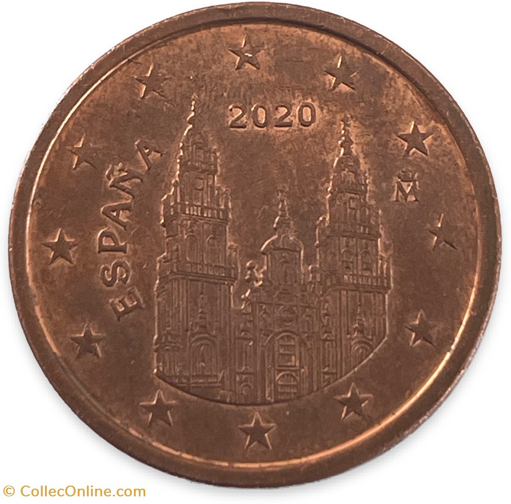 5 cents 2020 monnaies euros a espagne 5 cents 2020