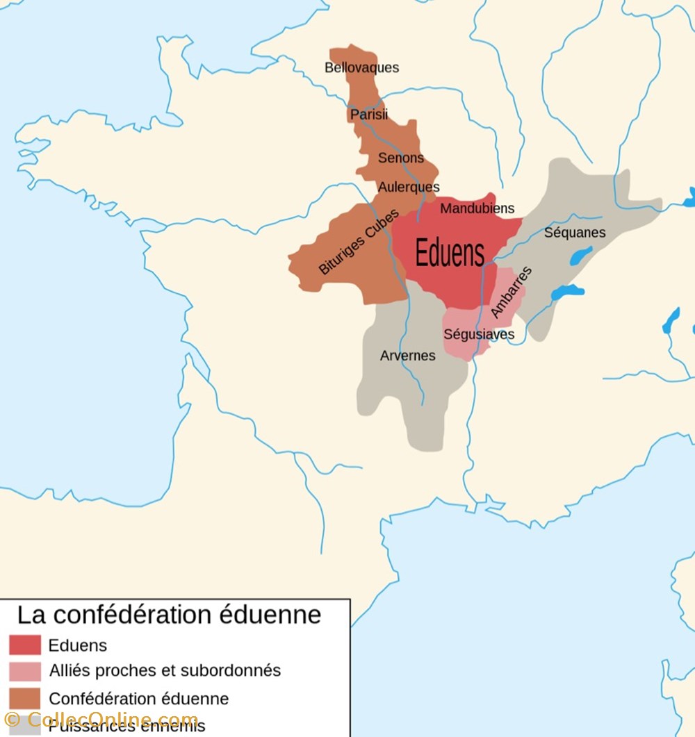 Éduens monnaies antiques a celtes eduens