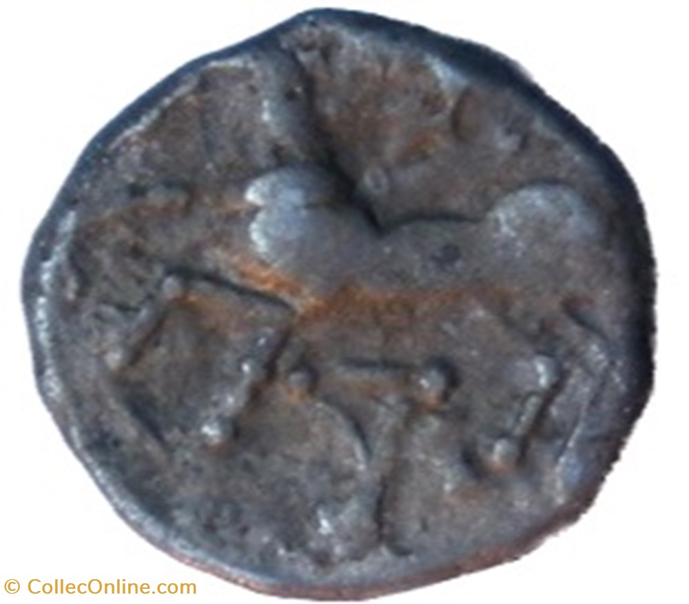 monnaies antiques celtes quinaire kaletedoy au delta renverse