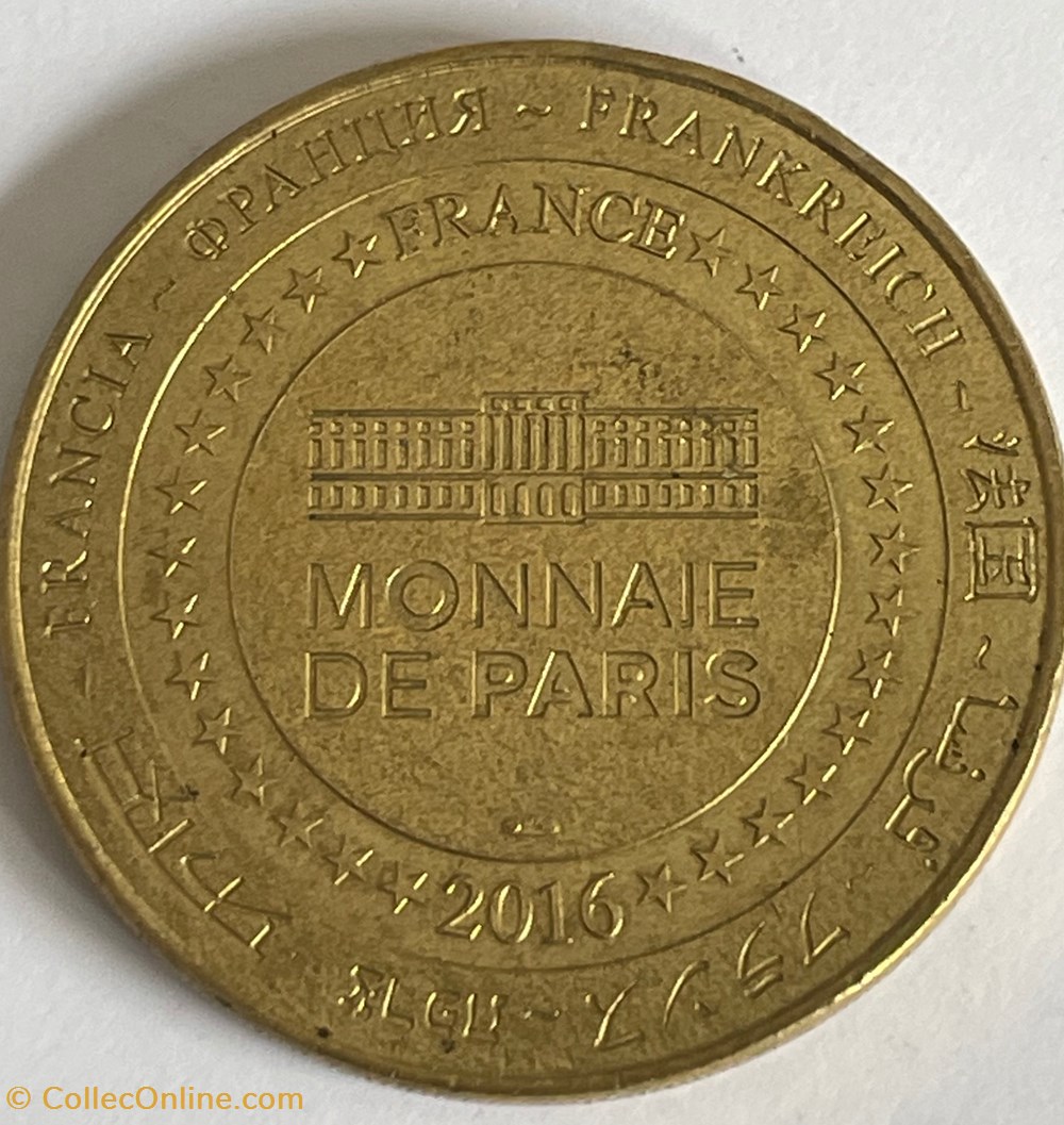 Jeton touristique - Monnaie de Paris - La Mère Poulard Fondée en 1888 monnaies paranumismatique jetons poids jeton touristique monnaie de paris la mere poulard fondee en 1888