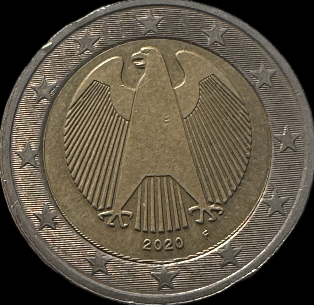 2 Euros 2020 F Stuttgart monnaies allemagne 2 euros 2020 f stuttgart