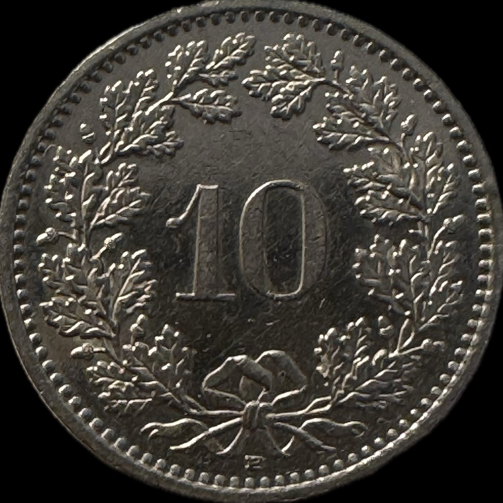 Suisse 10 centimes Tête de Libertas cupronickel 2008 monnaies monde suisse 10 centimes tete de libertas cupronickel 2008