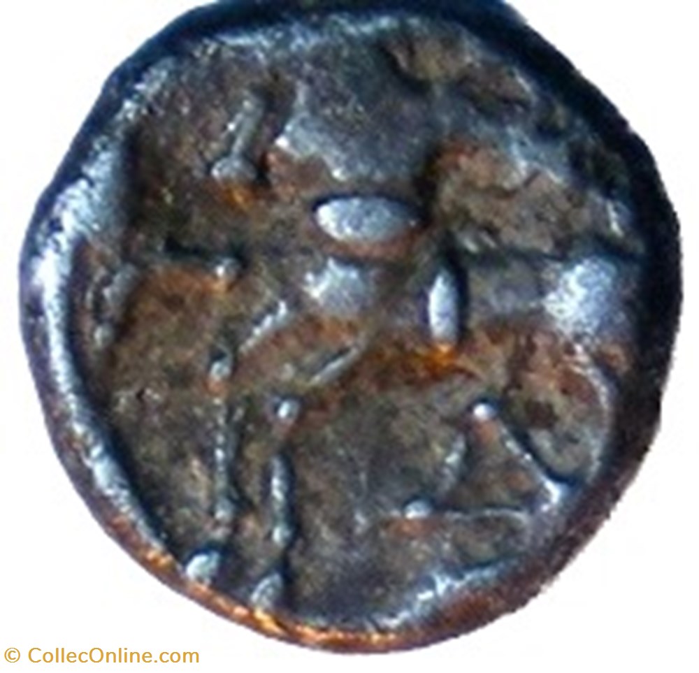 Quinaire KALETEDOY un delta monnaies antiques celtes quinaire kaletedoy un delta