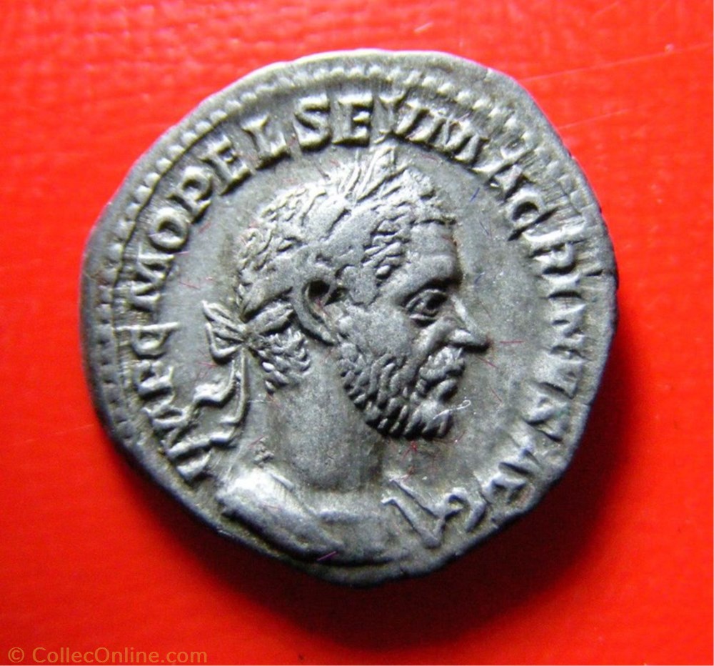 monnaies antiques romaines imperiales et republicaines denier macrin fides militum