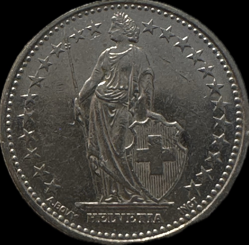 Suisse ½ franc Helvetia debout cupronickel 2008 monnaies monde suisse franc helvetia debout cupronickel 2008
