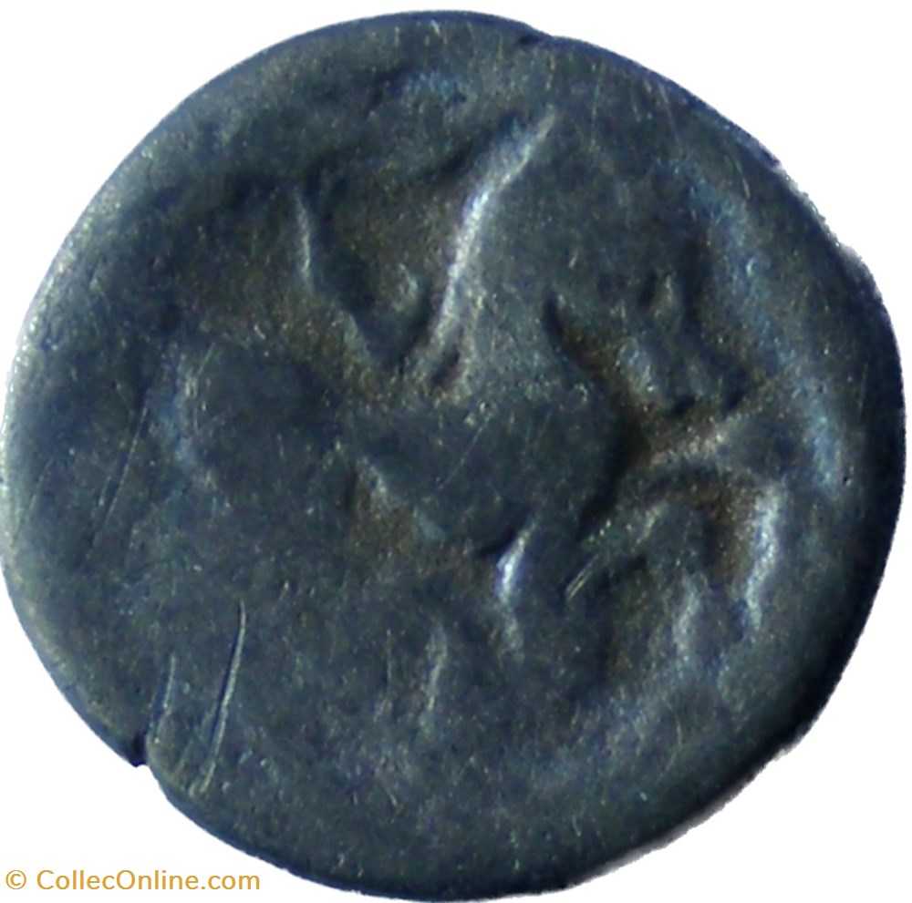 1/4 Statère , type de Chenôves ÉDUENS monnaies antiques celtes 1 4 statere type de chenoves eduens