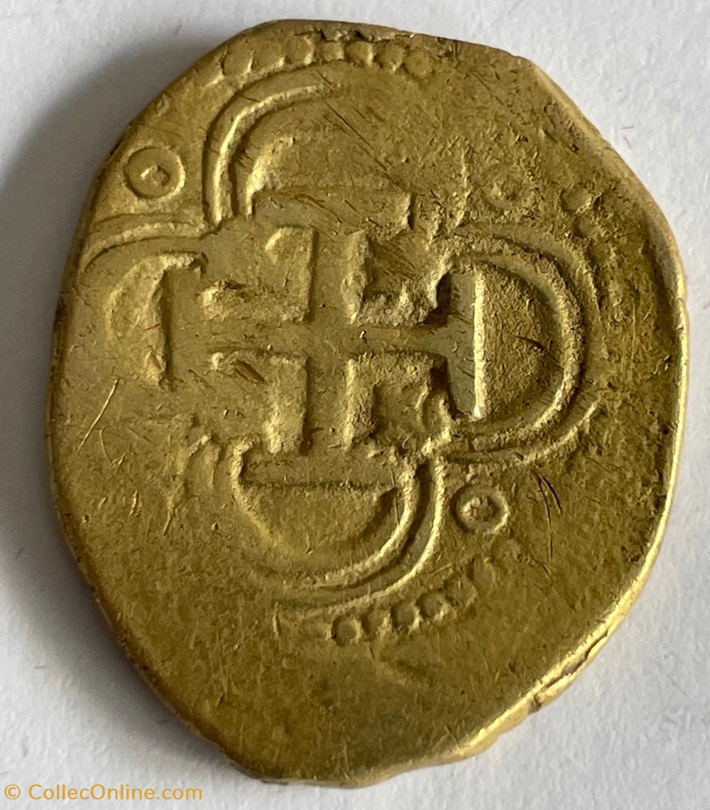 Espagne - Royaume d'Espagne PHILIPPE II 2 Escudo monnaies monde espagne royaume espagne philippe ii 2 escudo