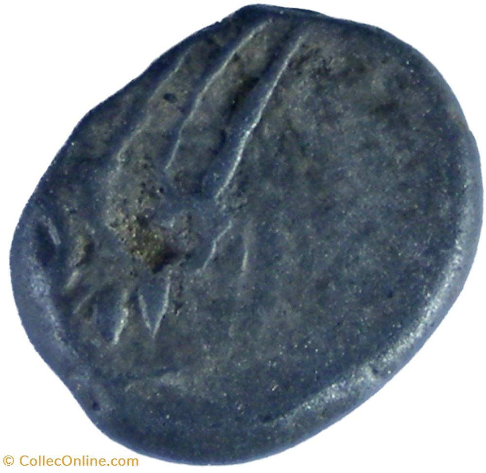 Quinaire KALETEDOY, au delta renversé monnaies antiques celtes quinaire kaletedoy au delta renverse