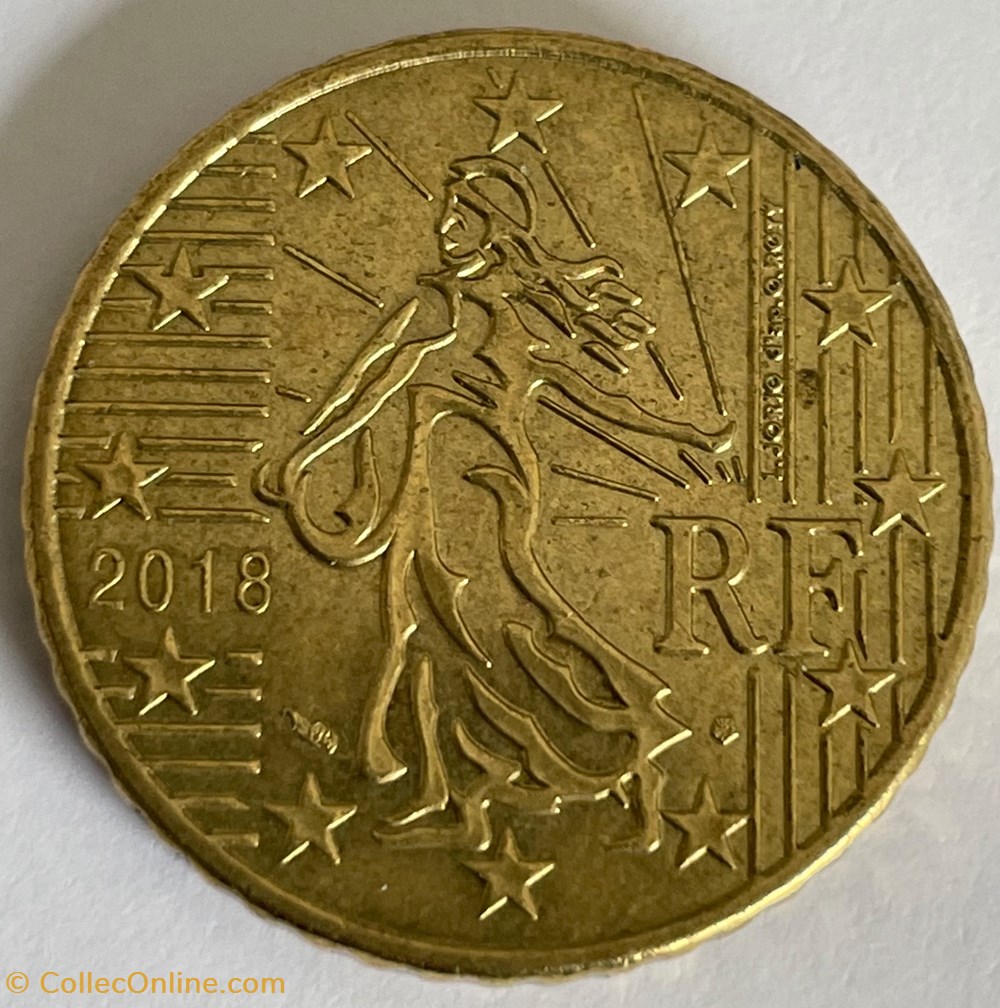 monnaies euros a france 50 centimes euro 2018