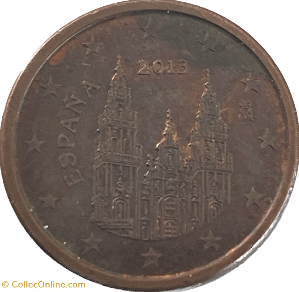 1 cent : 2013 monnaies euros a espagne 1 cent 2013