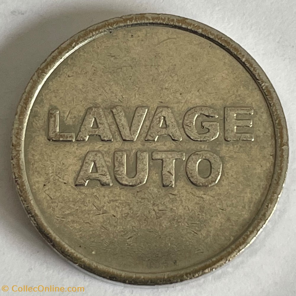 monnaies paranumismatique jetons poids jeton de lavage voiture lavage auto double face