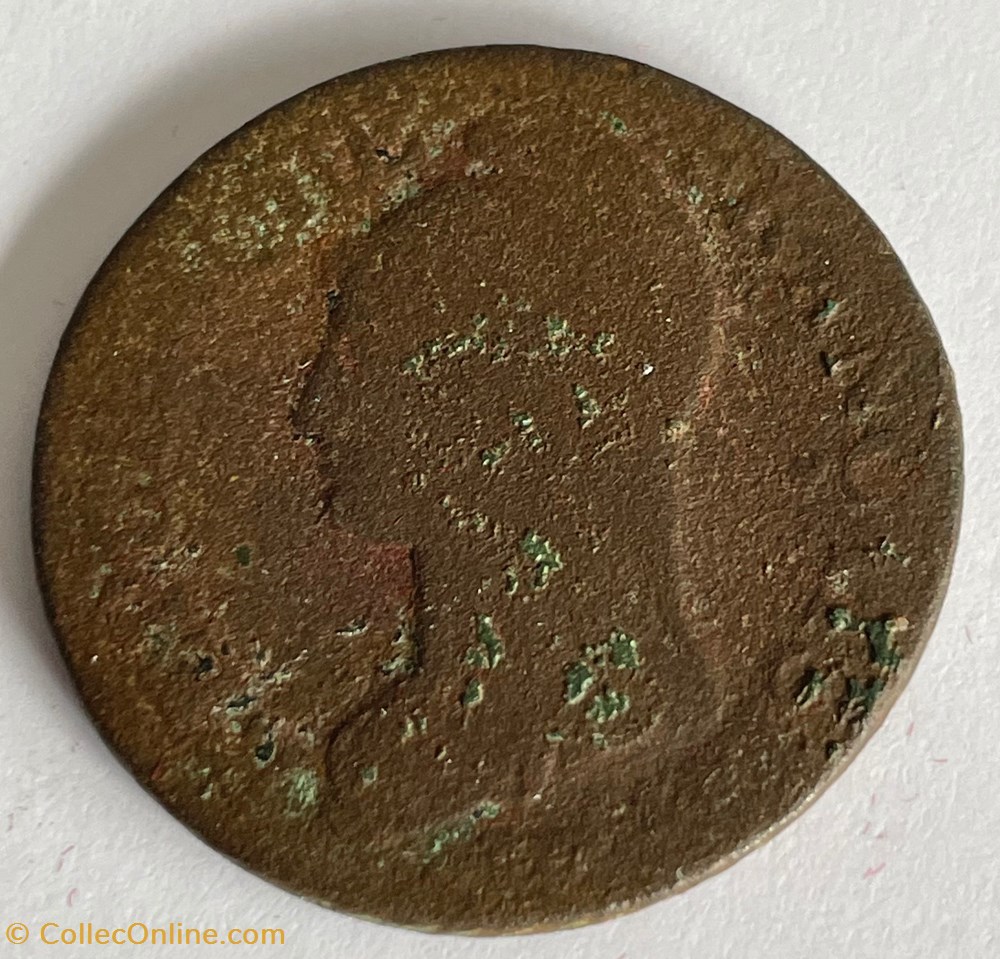 5 centimes Dupré AN8 W monnaies monde france 5 centimes dupre an8 w