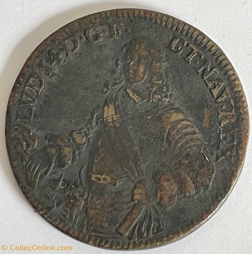 monnaies europe medievale france royales jetons louis xiv le roi soleil la fronde