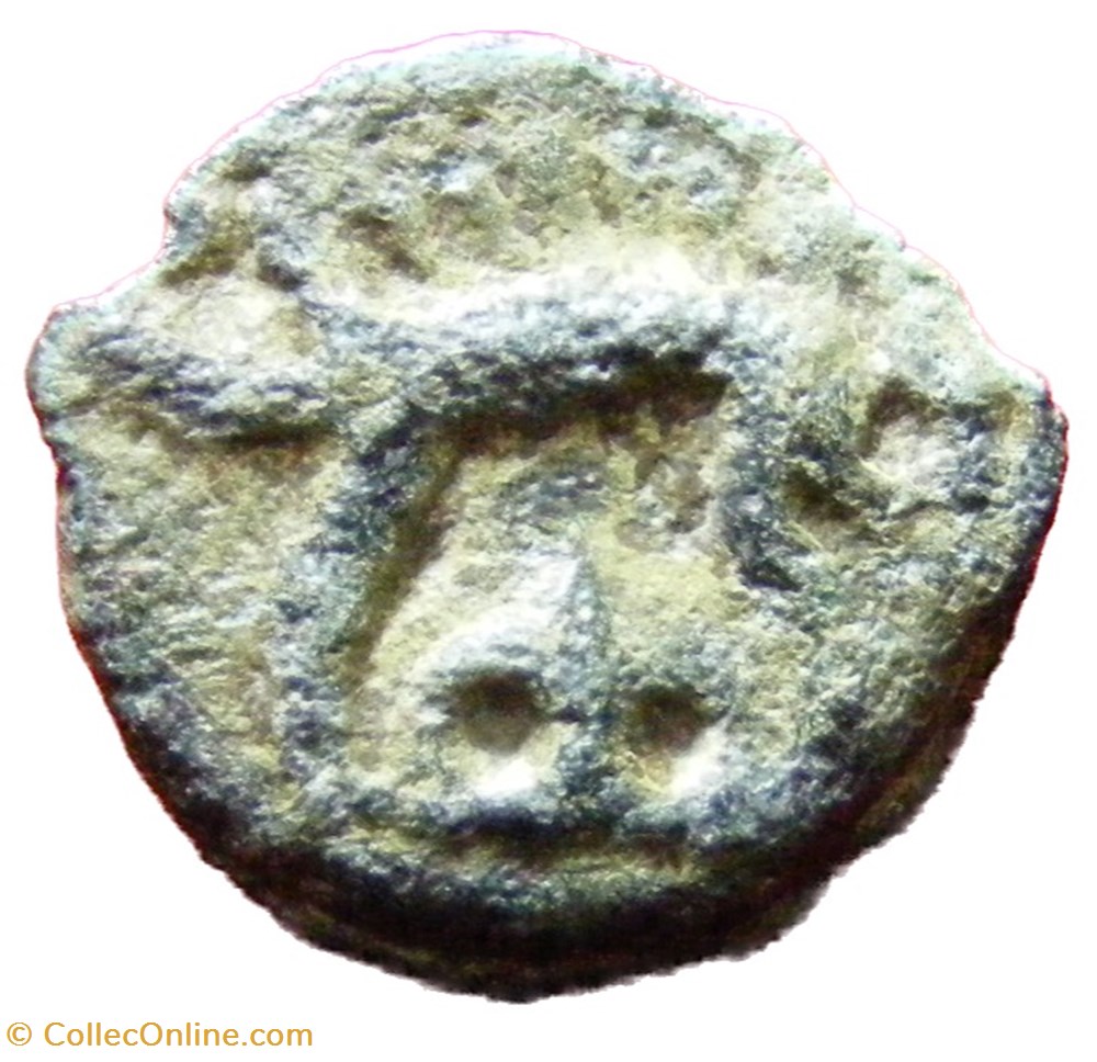 Potin à la tête d’indien, classe Ij/h monnaies antiques celtes potin a la tete d indien classe ij h
