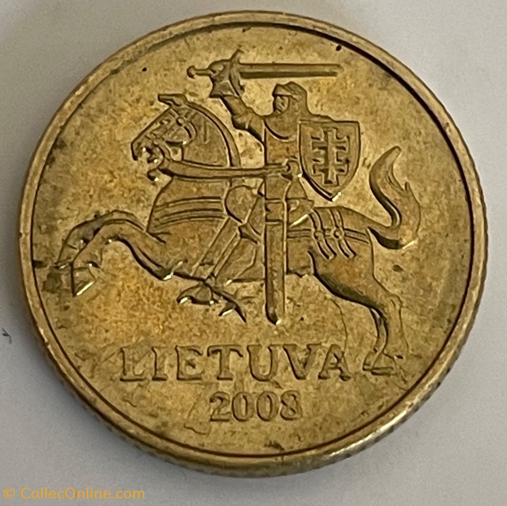 Lituanie 10 centų 2008 monnaies monde lituanie 10 centu 2008