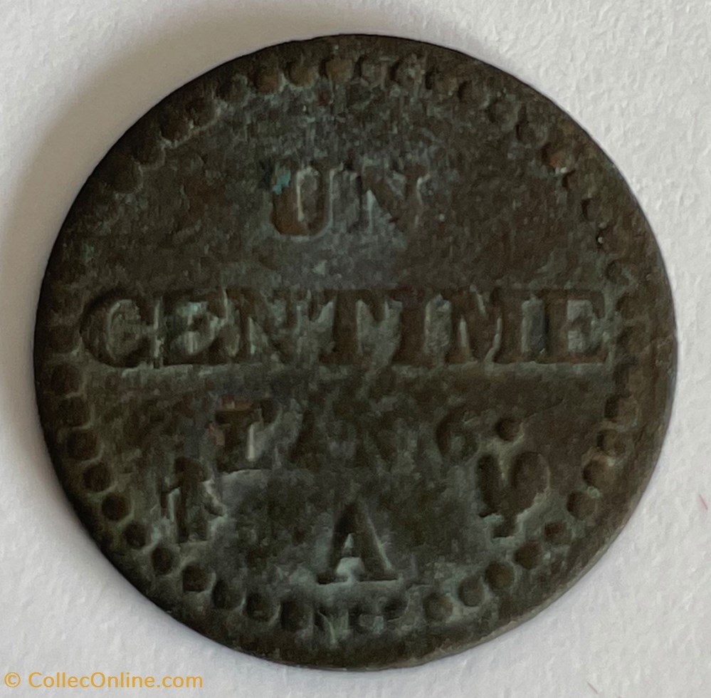 monnaies monde france 1 centime dupre an6 6 grand
