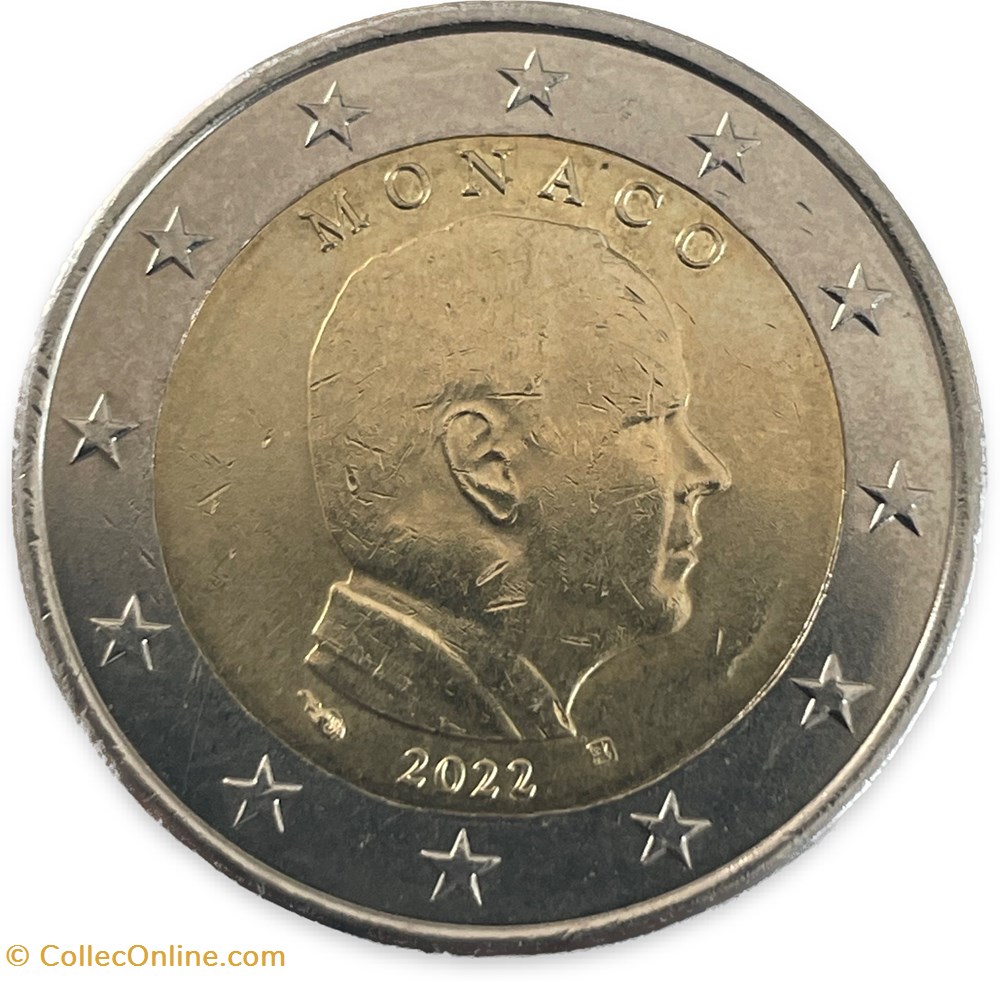 2 Euros 2022 monnaies a monaco 2 euros 2022