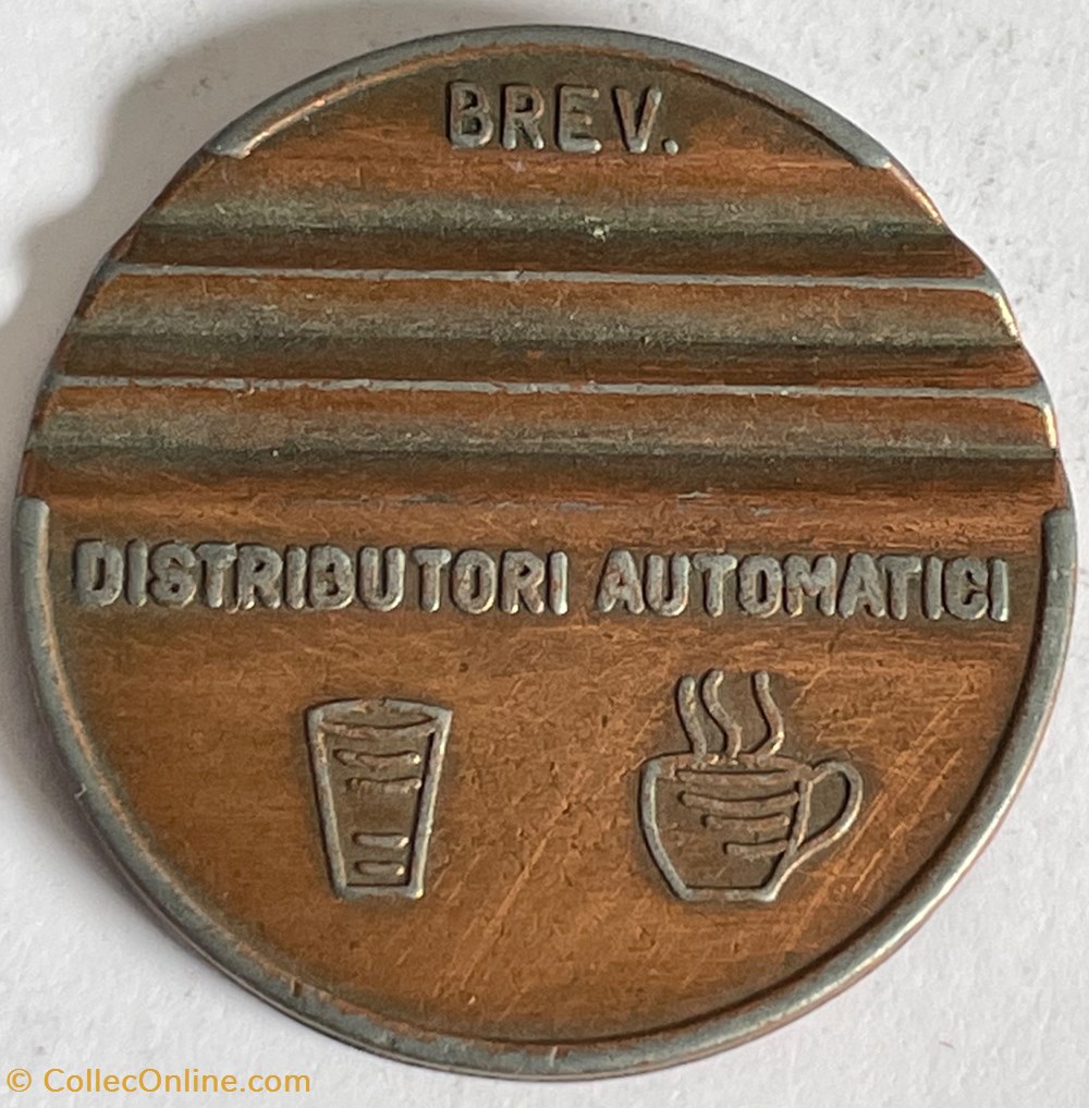 Jeton de Distribution Gettone Apparecchi Automatici 000 monnaies paranumismatique jetons poids jeton de distribution gettone apparecchi automatici 000