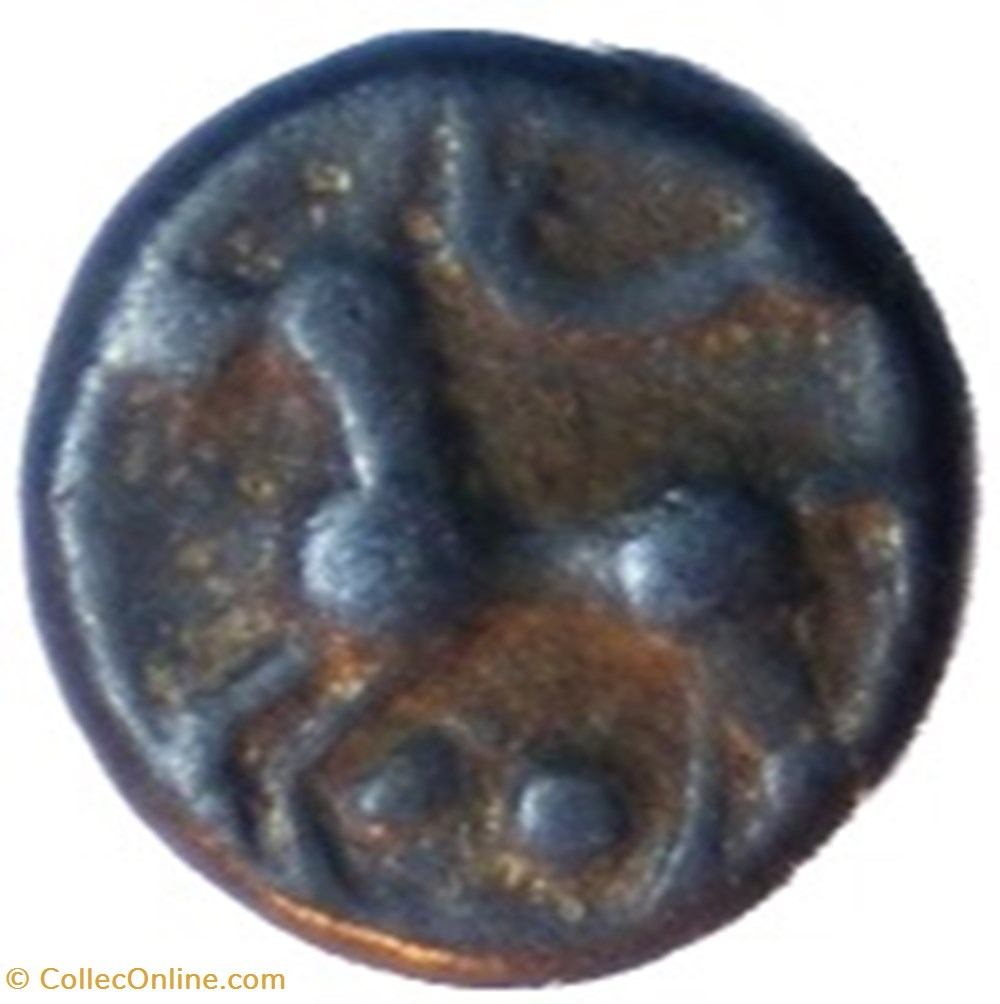 monnaies antiques celtes de statere aux segments de cercles cheval a gauche