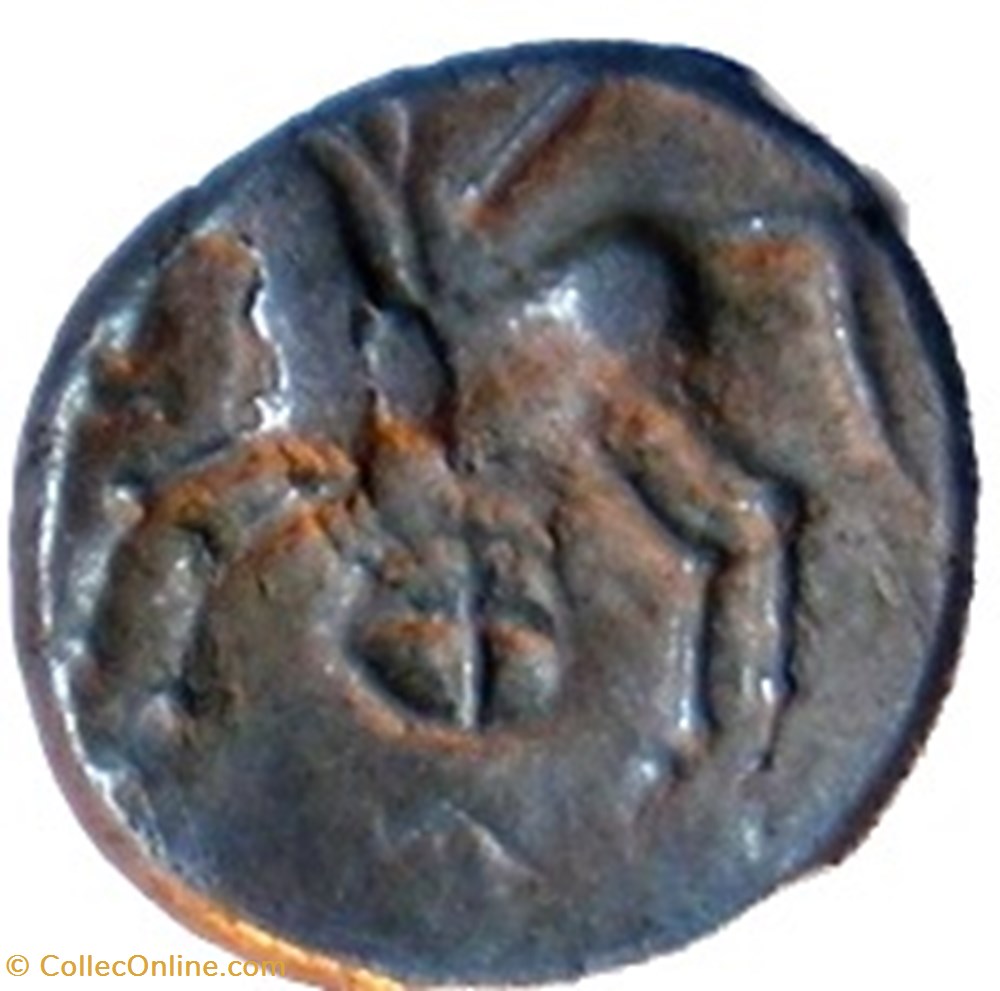 monnaies antiques celtes quinaire kaletedoy a la rouelle