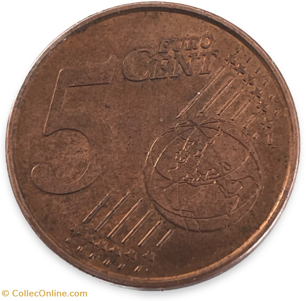 monnaies euros a italie 5 cents 2019
