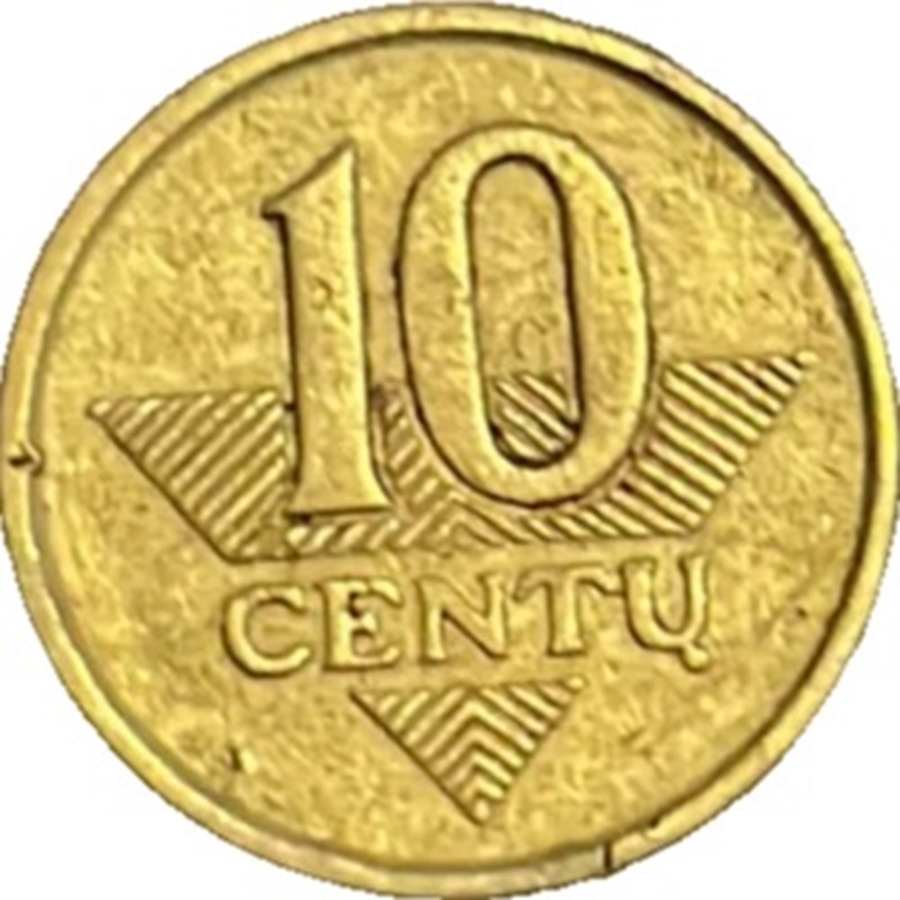Lituanie 10 centų 1997 monnaies monde lituanie 10 centu 1997