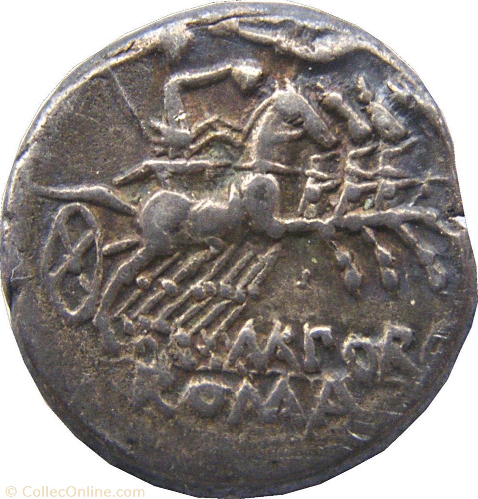 monnaies antiques romaines imperiales et republicaines denier marcus porcius laeca