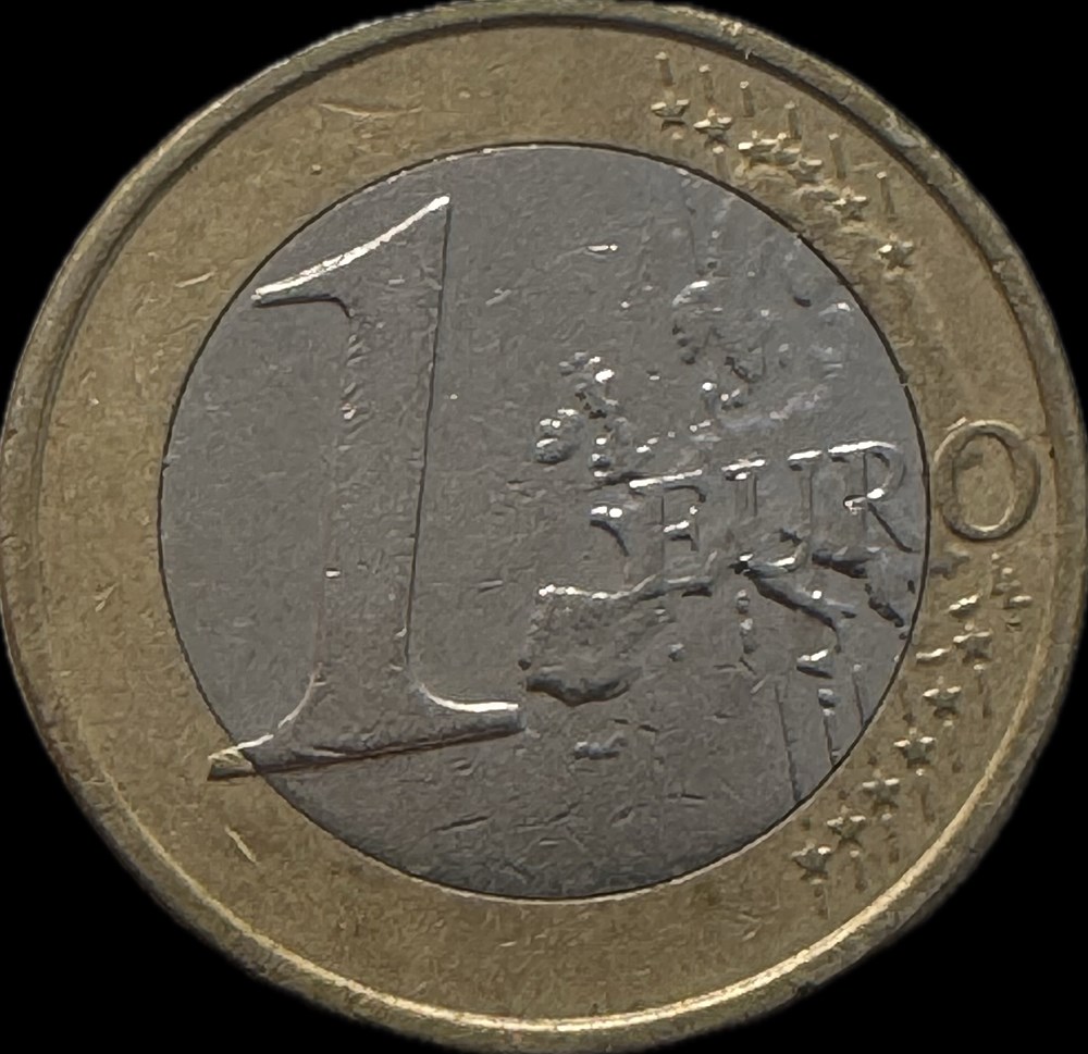 monnaies euros grece 1 euro 2010 2e carte