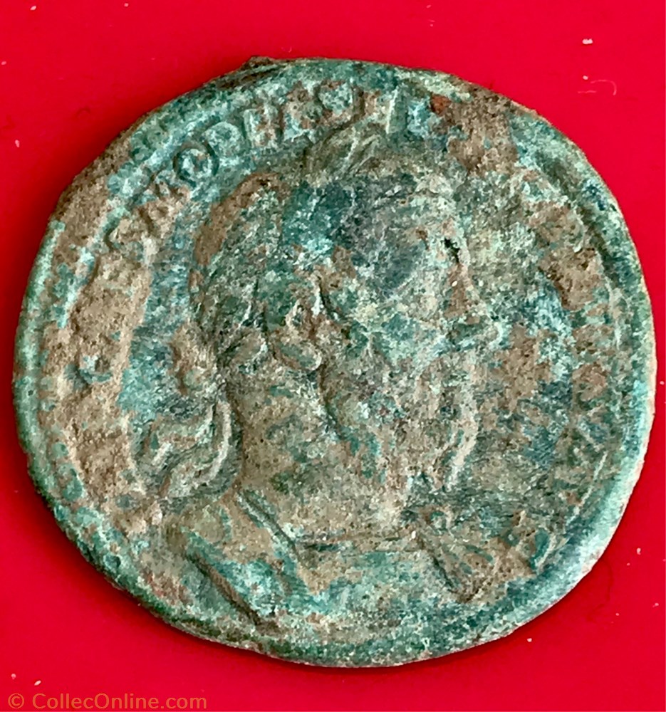 As - MACRIN - IOVI CONSERVATORI monnaies antiques romaines imperiales et republicaines as macrin iovi conservatori