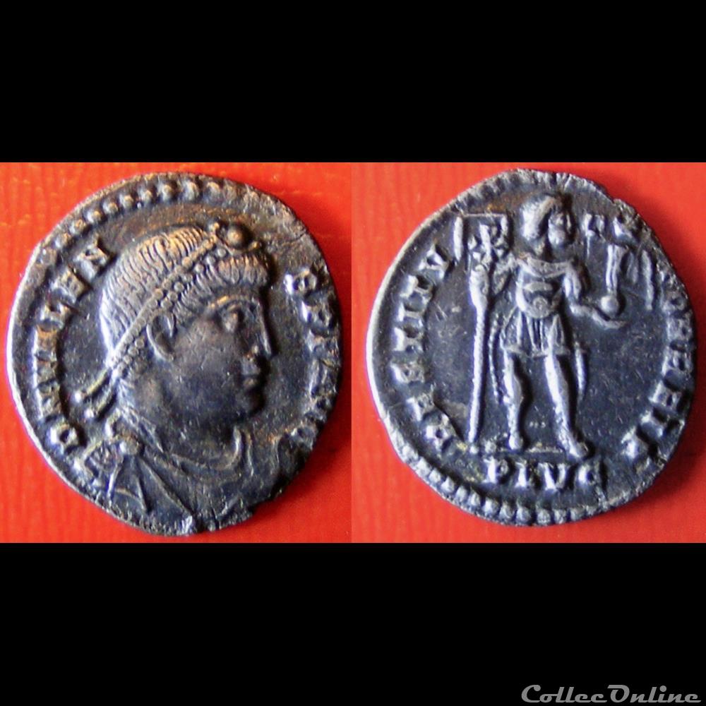 monnaie antique romaine silique valens restitv tor reip plvg
