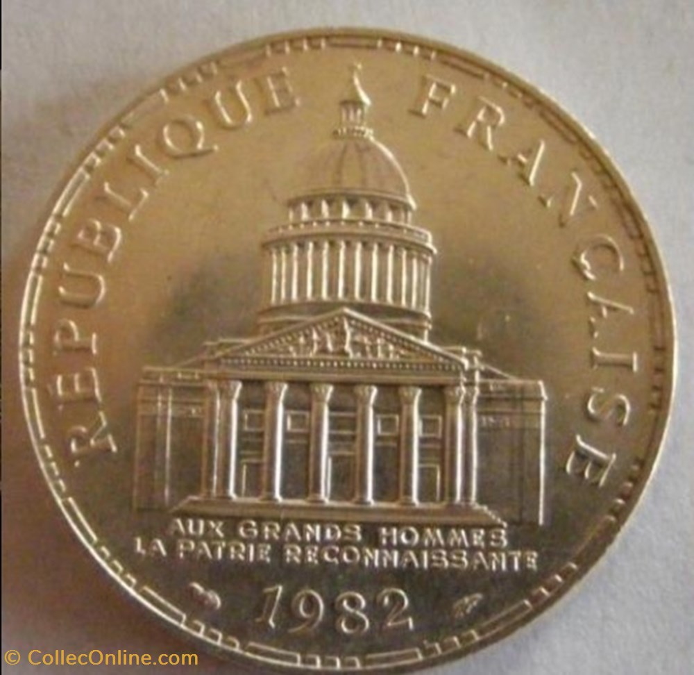 100 francs Panthéon 1983 monnaies monde france 100 francs pantheon 1983