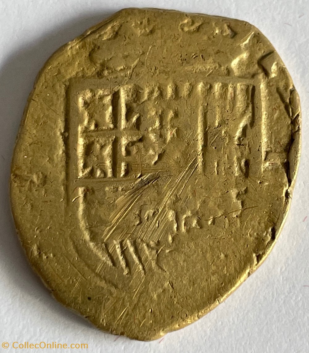 Espagne - Royaume d'Espagne PHILIPPE II 2 Escudo monnaies monde espagne royaume espagne philippe ii 2 escudo