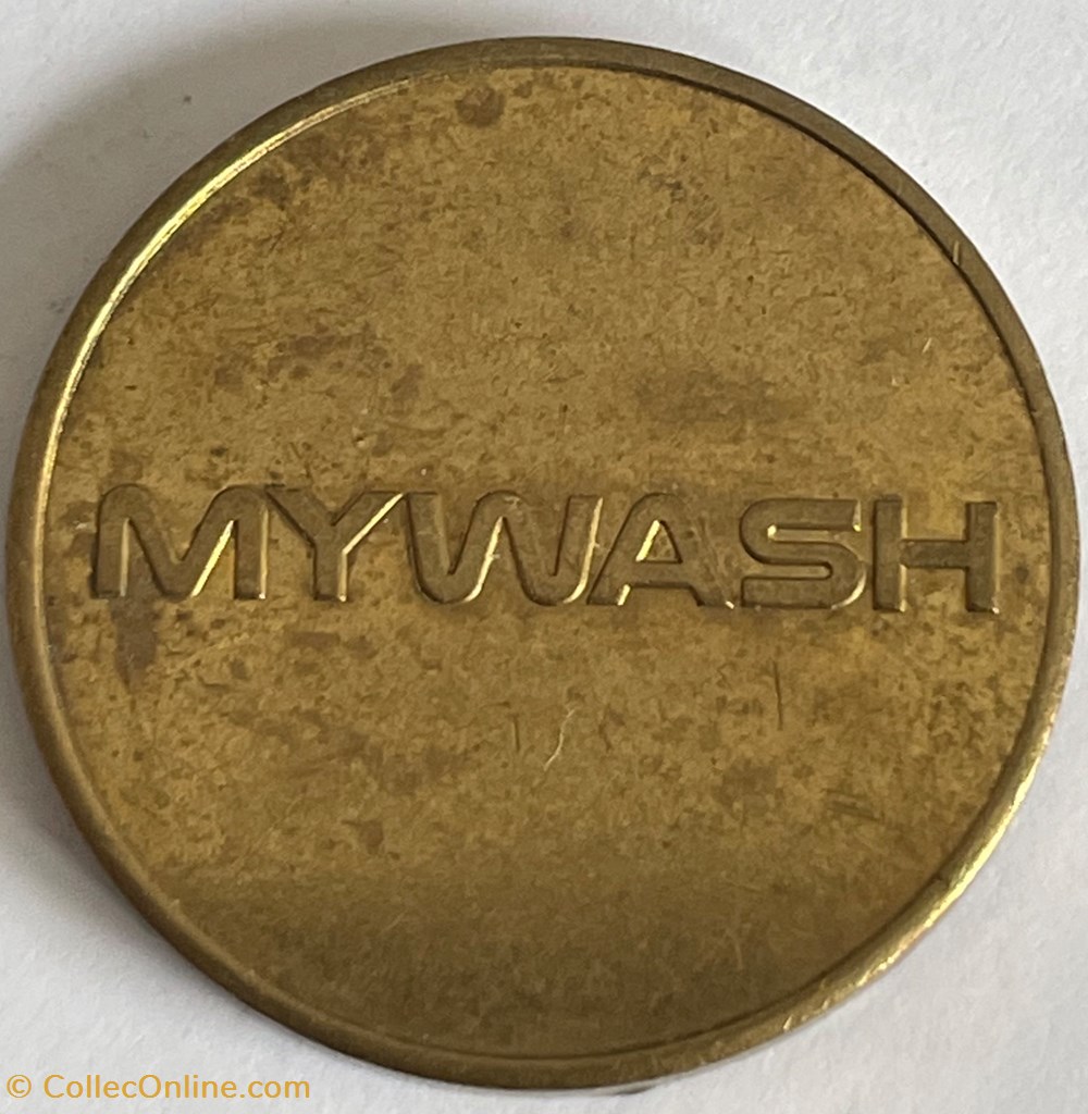 Jeton de Lavage voiture MYWASH monnaies paranumismatique jetons poids jeton de lavage voiture mywash