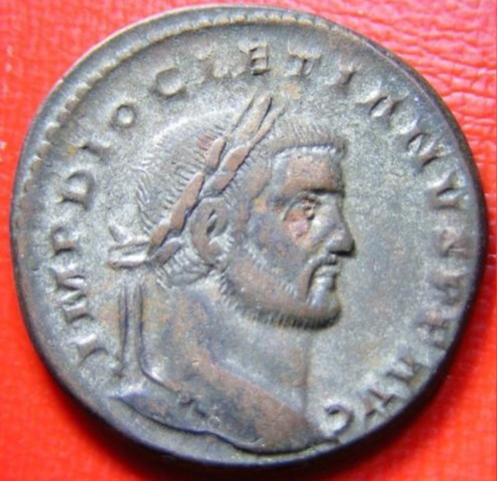 monnaies antiques romaines imperiales republicaines follis diocletien genio popvli romani