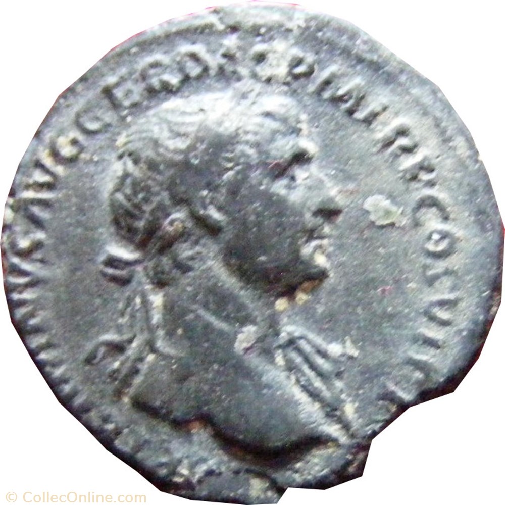 monnaies antiques romaines imperiales republicaines denier trajan et trajan pere denier