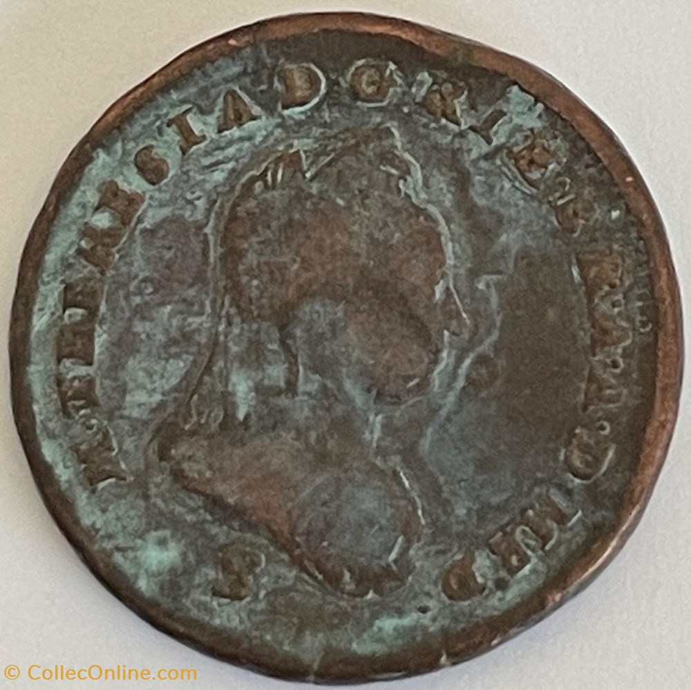 monnaies europe medievale italie etats duche de milan 1 soldo maria theresia