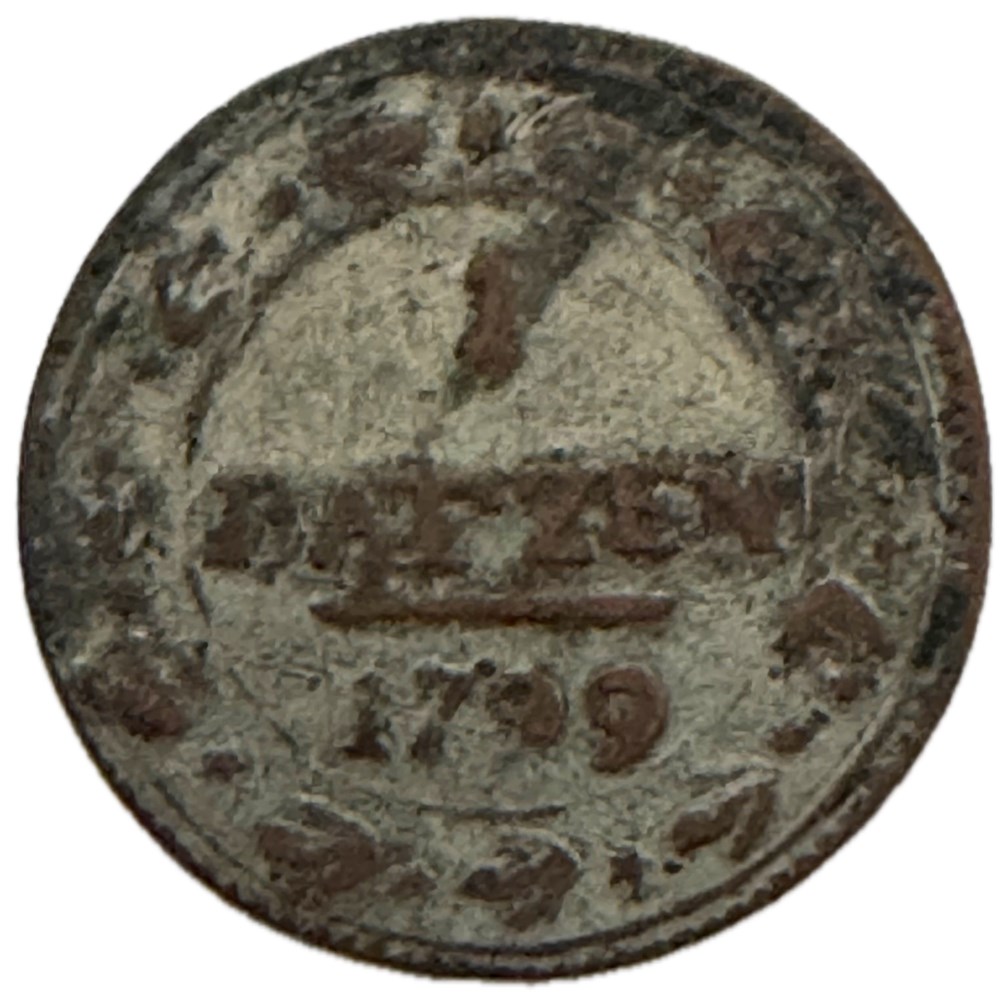 Suisse - République helvétique 1 batzen 1799 monnaies monde suisse republique helvetique 1 batzen 1799
