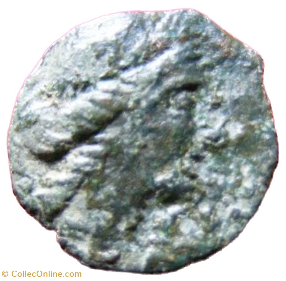 Bronze au Démos, VOLCAE AREC monnaies antiques celtes bronze au demos volcae arec