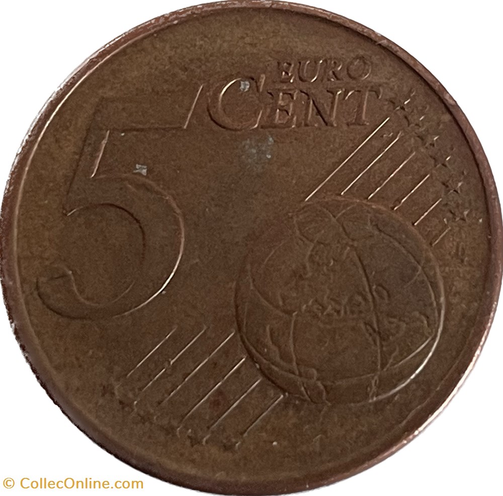 5 cents 2008 monnaies euros a grece 5 cents 2008