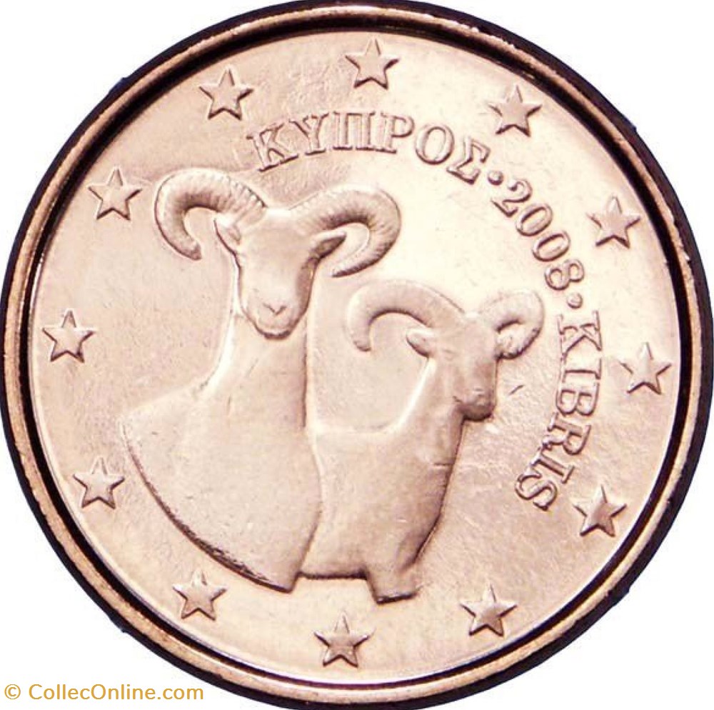 1 cent : 2011 monnaies euros a chypre 1 cent 2011