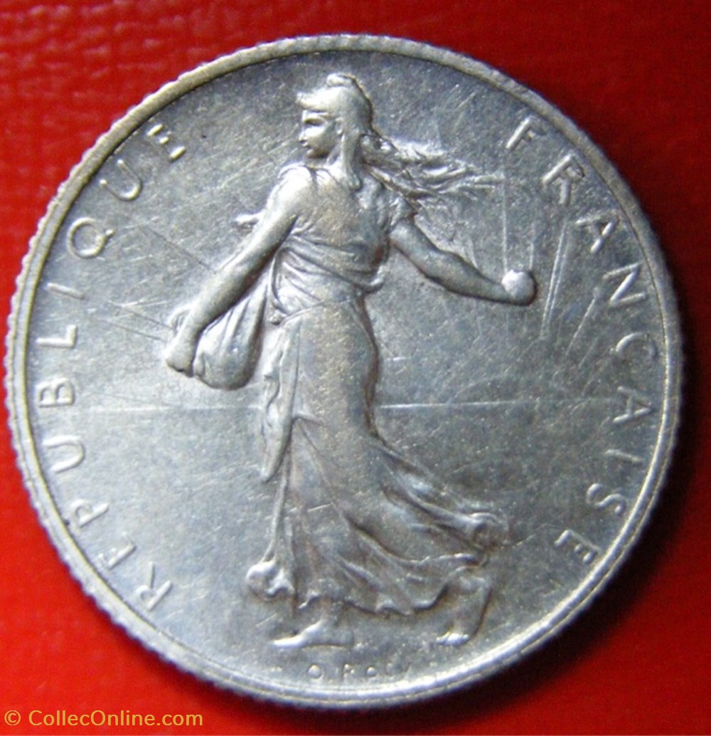 monnaies monde france 1 francs semeuse 1915