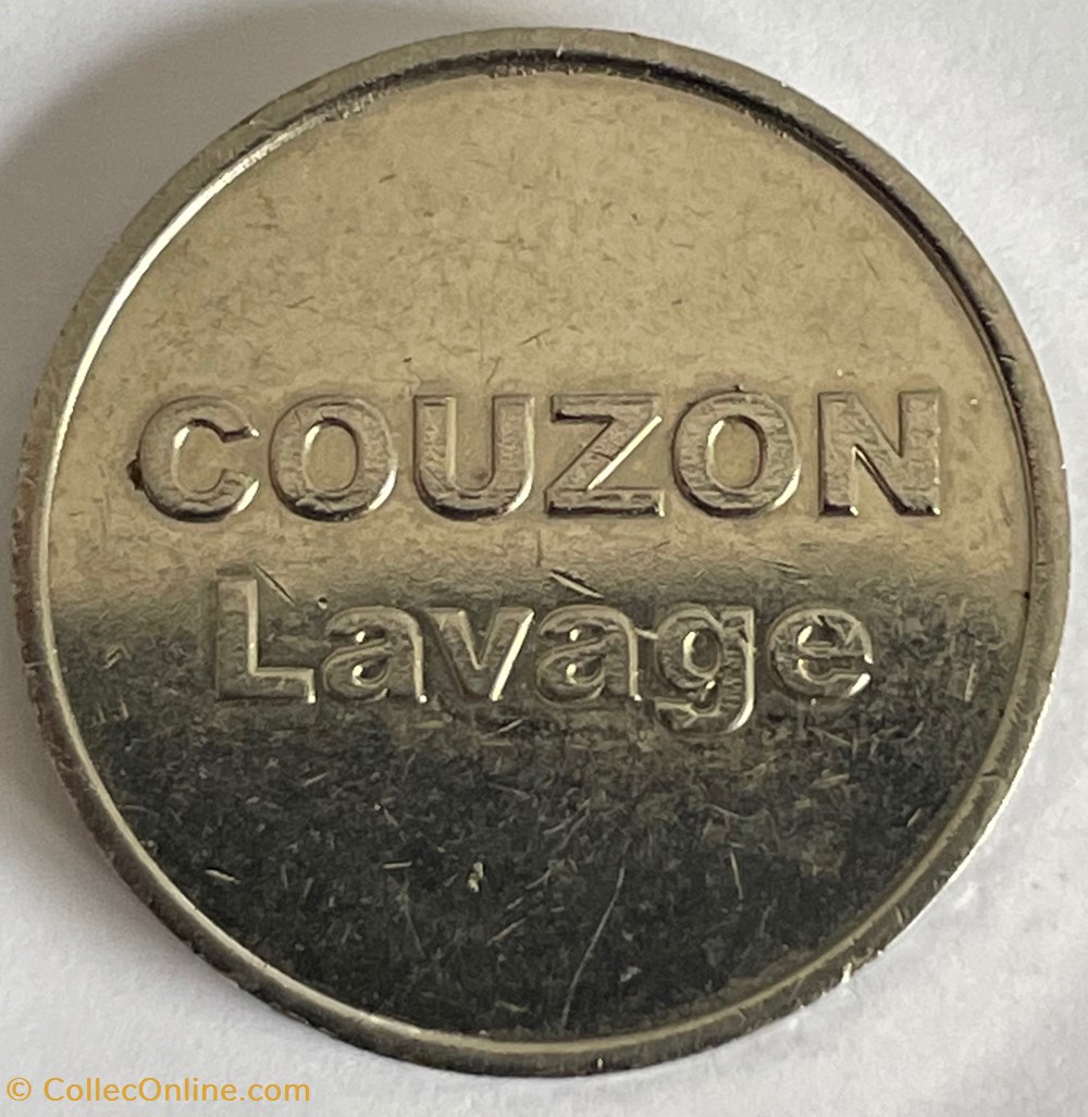Jeton de Lavage voiture Couzon monnaies paranumismatique jetons poids jeton de lavage voiture couzon