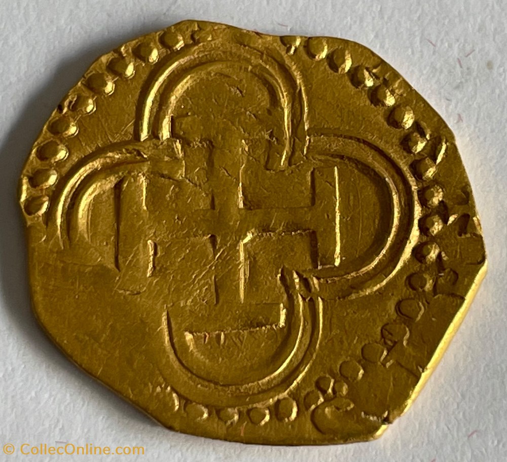 Espagne - Royaume d'Espagne PHILIPPE II 1 Escudo 1594 Séville monnaies monde espagne royaume espagne philippe ii 1 escudo 1594 seville