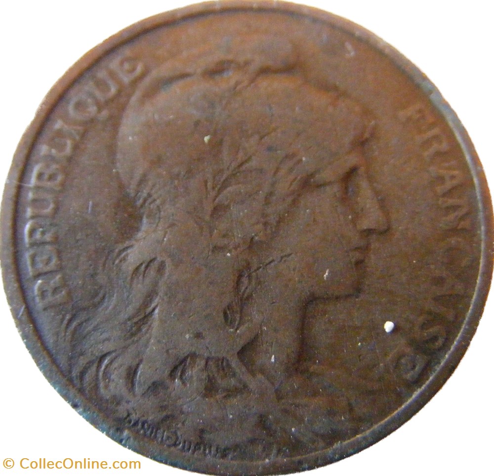 5 centimes Daniel-Dupuis 1904 monnaies monde france 5 centimes daniel dupuis 1904