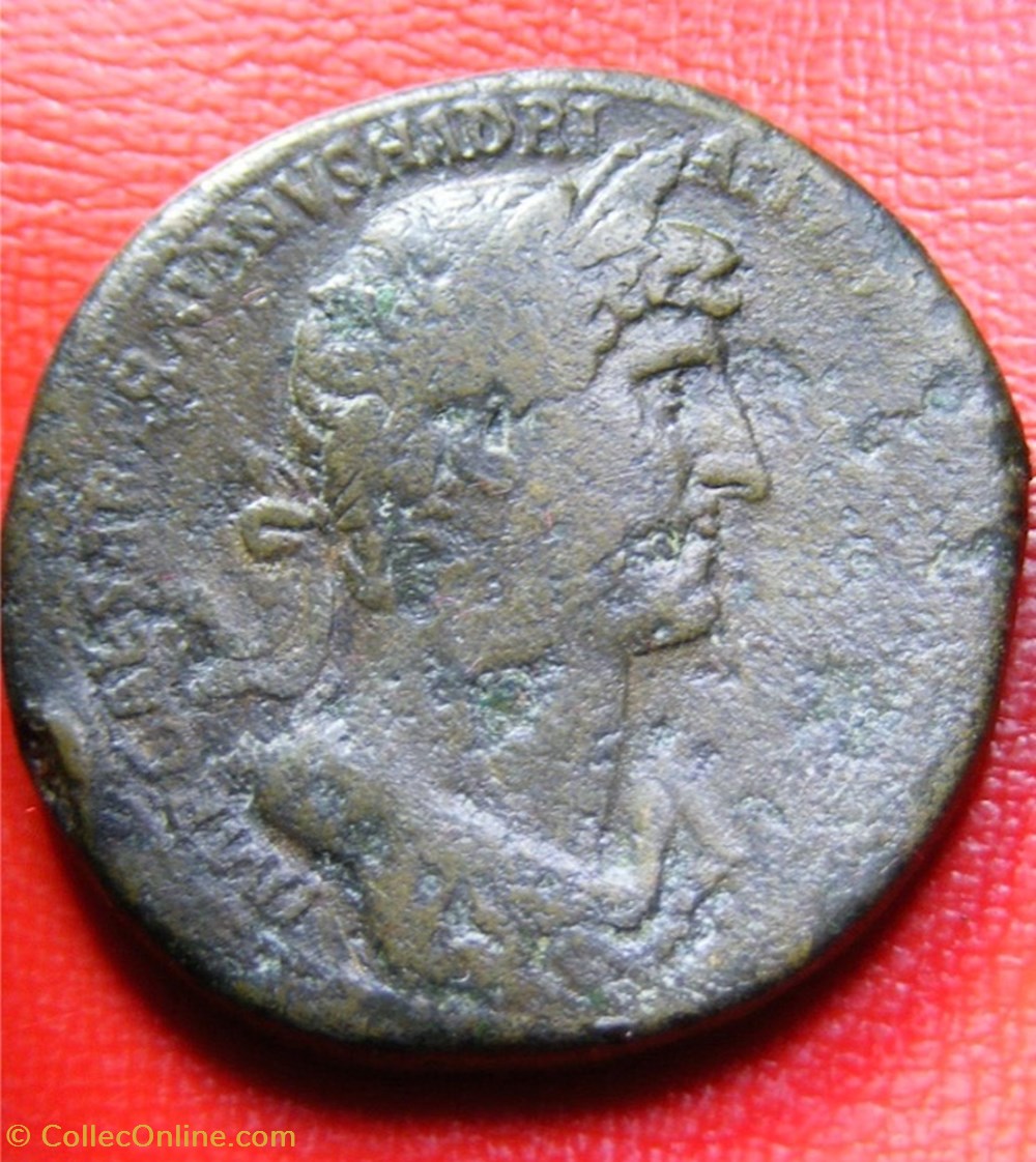 monnaies antiques romaines imperiales republicaines sesterce hadrien locvpletori