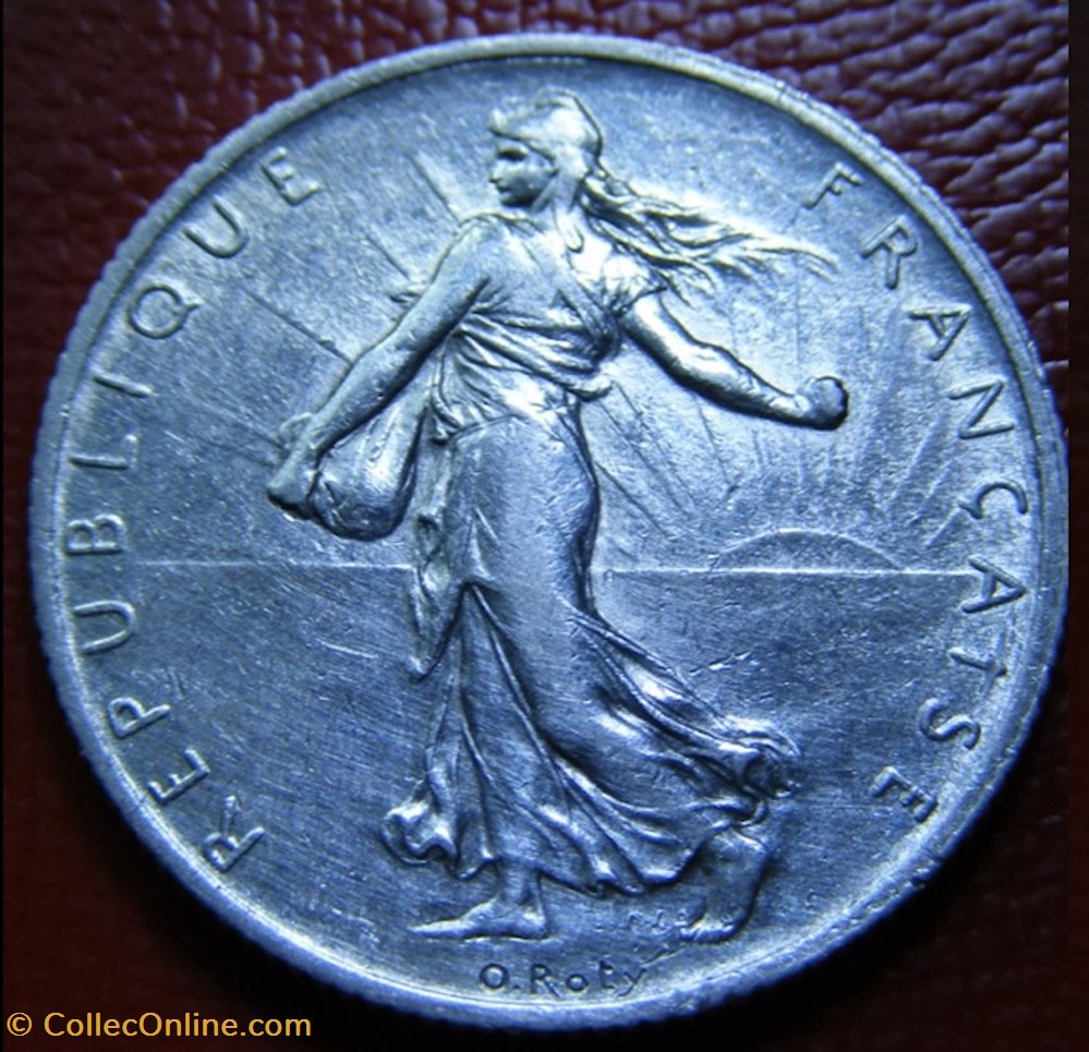 2 francs Semeuse 1913 monnaies monde france 2 francs semeuse 1913