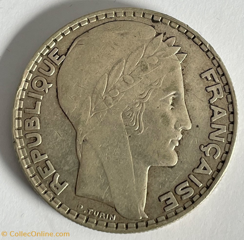 20 francs Turin 1933 Rameaux longs monnaies monde france 20 francs turin 1933 rameaux longs
