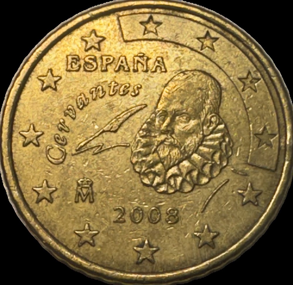 50 centimes d'euro 2008 monnaies euros a espagne 50 centimes euro 2008
