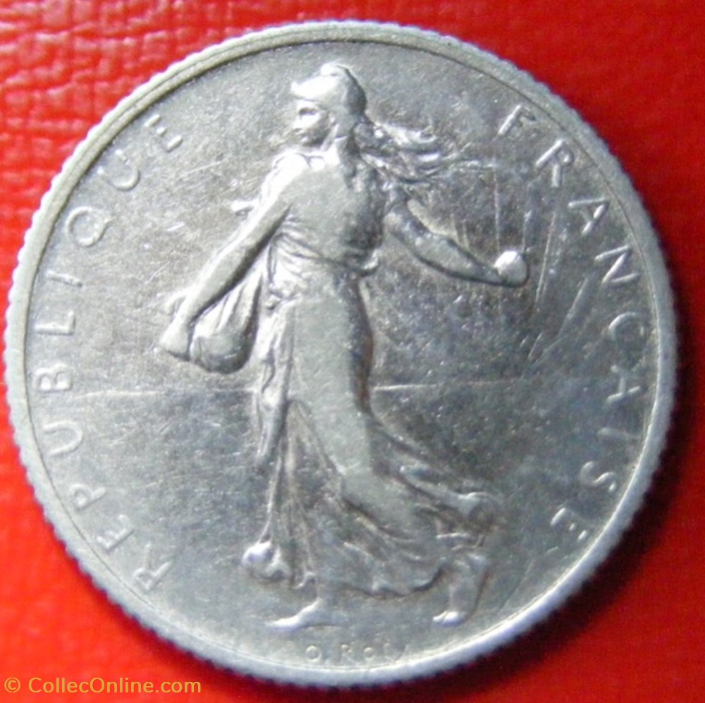 monnaies monde france 1 francs semeuse 1909