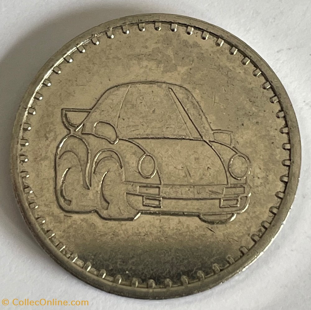 Jeton de Lavage voiture de sport monnaies paranumismatique jetons poids jeton de lavage voiture de sport